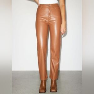 *Host Pick* NWT Size 6 Dynamite Vegan Leather Straight Leg Pants